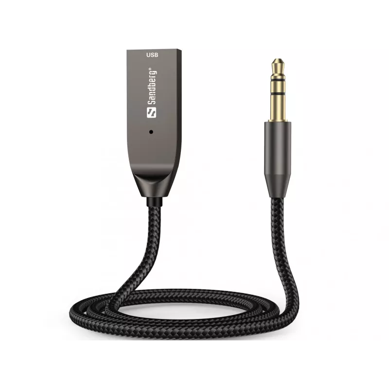 Sandberg Wireless Audio Link USB, USB, A2DP, AVRCP, HFP, 10 m, negro, base, 5 V