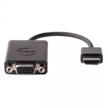 Adaptador DELL HDMI a VGA, 0,17 m, HDMI, VGA (D-Sub), conector macho, conector hembra, recto