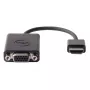 Adaptador DELL HDMI a VGA, 0,17 m, HDMI, VGA (D-Sub), conector macho, conector hembra, recto