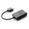 Adaptador DELL HDMI a VGA, 0,17 m, HDMI, VGA (D-Sub), conector macho, conector hembra, recto