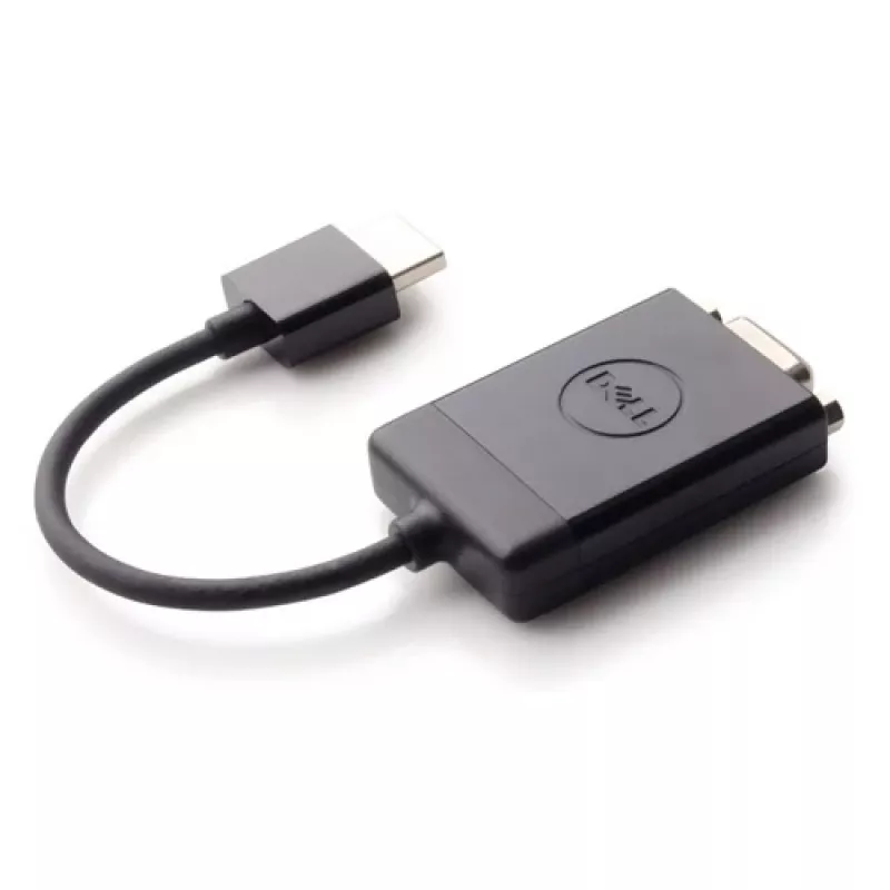 Adaptador DELL HDMI a VGA, 0,17 m, HDMI, VGA (D-Sub), conector macho, conector hembra, recto