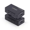 Extensor HDMI StarTech.com sobre CAT5e/CAT6, 4K 60Hz, hasta 200ft (60m), kit transmisor y receptor, Power over Cable, formato compacto
