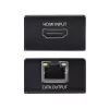Extensor HDMI StarTech.com sobre CAT5e/CAT6, 4K 60Hz, hasta 200ft (60m), kit transmisor y receptor, Power over Cable, formato compacto