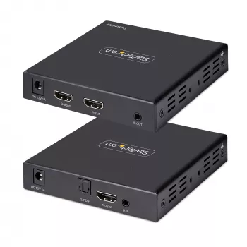 StarTech.com 4K70IC-EXTEND-HDMI Extensor AV transmisor y receptor AV negro