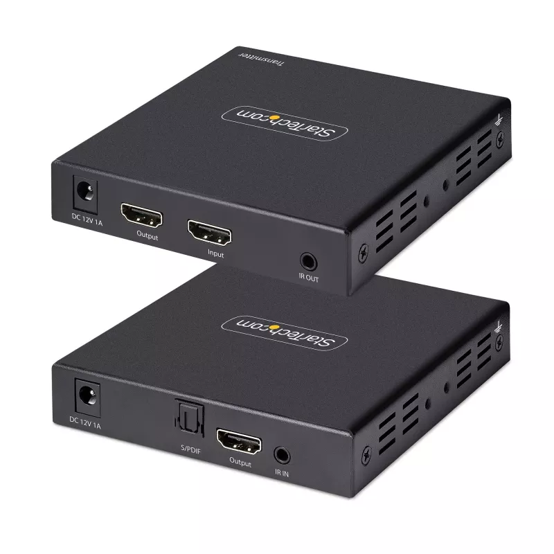 StarTech.com 4K70IC-EXTEND-HDMI Extensor AV transmisor y receptor AV negro