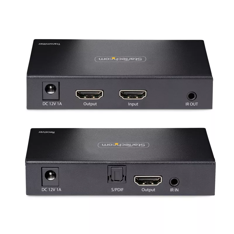 StarTech.com 4K70IC-EXTEND-HDMI Extensor AV transmisor y receptor AV negro