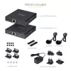 StarTech.com 4K70IC-EXTEND-HDMI Extensor AV transmisor y receptor AV negro