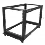 Rack de servidor móvil de marco abierto de 4 postes StarTech.com 12U, rack de red de 19