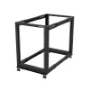 Rack de servidor móvil de marco abierto de 4 postes StarTech.com 15U, rack de red de 19