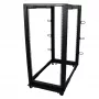 Rack de servidor móvil de marco abierto de 4 postes StarTech.com 25U, rack de red de 19
