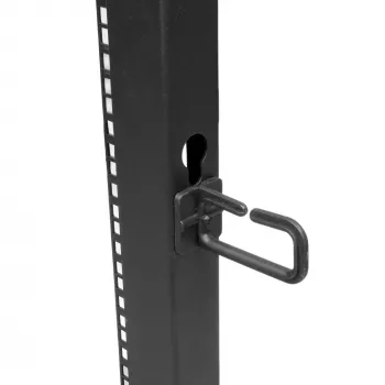 Rack de servidor móvil de marco abierto de 4 postes StarTech.com 25U, rack de red de 19