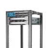 Rack de servidor móvil de marco abierto de 4 postes StarTech.com 25U, rack de red de 19