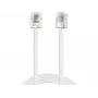 Cable de teléfono Sandberg RJ11-RJ11 1,8 m, 1,8 m, RJ11, RJ11, conector macho, conector macho, blanco