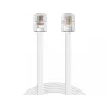 Cable de teléfono Sandberg RJ11-RJ11 5 m, 5 m, RJ11, RJ11, conector macho, conector macho, blanco