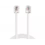 Cable de teléfono Sandberg RJ11-RJ11 5 m, 5 m, RJ11, RJ11, conector macho, conector macho, blanco