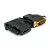 Adaptador Sandberg DVI-M - HDMI-F, DVI, HDMI, negro