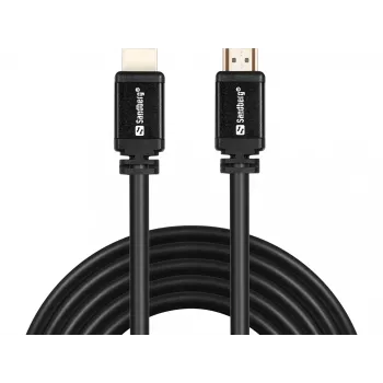 Cable Sandberg HDMI 2.0 19M-19M, 10 m, HDMI Type-A (estándar), HDMI Type-A (estándar), negro