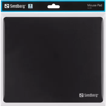 Alfombrilla de ratón Sandberg negra, negra, monocromo