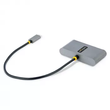 Hub USB-C de 4 puertos StarTech.com con Power Delivery Pass-Through de 100W – 2x USB-A + 2x USB-C – USB 3.0 5Gbps – cable de 1ft (30cm) – hub portátil USB Type-C a USB-A/C