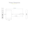 Hub USB-C de 4 puertos StarTech.com con Power Delivery Pass-Through de 100W – 2x USB-A + 2x USB-C – USB 3.0 5Gbps – cable de 1ft (30cm) – hub portátil USB Type-C a USB-A/C