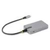 Hub USB-C de 3 puertos StarTech.com con Ethernet - 3 conectores USB-A, Gigabit Ethernet RJ45, USB 3.0 5Gbit/s, alimentado por bus, cable de 30 cm - adaptador hub USB Type-C para portátil con Gigabit Ethernet