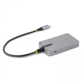 Hub USB-C de 3 puertos StarTech.com con Ethernet - 3 conectores USB-A, Gigabit Ethernet RJ45, USB 3.0 5Gbit/s, alimentado por bus, cable de 30 cm - adaptador hub USB Type-C para portátil con Gigabit Ethernet