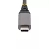 Hub USB-C de 3 puertos StarTech.com con Ethernet - 3 conectores USB-A, Gigabit Ethernet RJ45, USB 3.0 5Gbit/s, alimentado por bus, cable de 30 cm - adaptador hub USB Type-C para portátil con Gigabit Ethernet