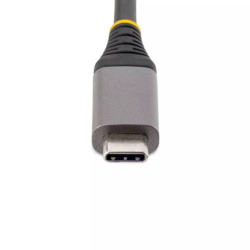 Hub USB-C de 3 puertos StarTech.com con Ethernet - 3 conectores USB-A, Gigabit Ethernet RJ45, USB 3.0 5Gbit/s, alimentado por bus, cable de 30 cm - adaptador hub USB Type-C para portátil con Gigabit Ethernet