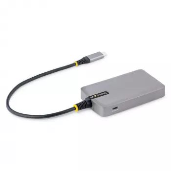 Hub USB-C de 4 puertos StarTech.com - 5Gbit/s - alimentado por bus - hub USB-C a 4x USB-A con entrada de alimentación auxiliar opcional - hub USB portátil para sobremesa/portátil - cable de 30 cm - hub de expansión USB