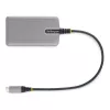 Hub USB-C de 4 puertos StarTech.com - 5Gbit/s - alimentado por bus - hub USB-C a 4x USB-A con entrada de alimentación auxiliar opcional - hub USB portátil para sobremesa/portátil - cable de 30 cm - hub de expansión USB