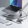 Hub USB-C de 4 puertos StarTech.com - 5Gbit/s - alimentado por bus - hub USB-C a 4x USB-A con entrada de alimentación auxiliar opcional - hub USB portátil para sobremesa/portátil - cable de 30 cm - hub de expansión USB