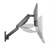 Techly ICA-LCD G112E soporte de pared giratorio con resorte de gas, para 1 pantalla de 17-32 pulgadas (43-81,3 cm), 9 kg