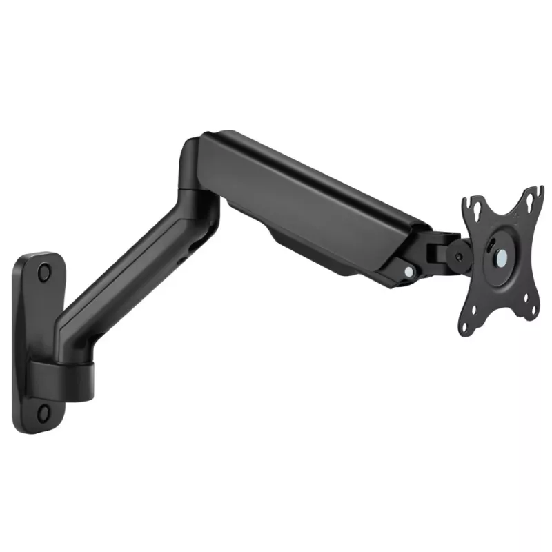 Techly ICA-LCD G112E soporte de pared giratorio con resorte de gas, para 1 pantalla de 17-32 pulgadas (43-81,3 cm), 9 kg
