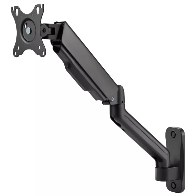 Techly ICA-LCD G112E soporte de pared giratorio con resorte de gas, para 1 pantalla de 17-32 pulgadas (43-81,3 cm), 9 kg