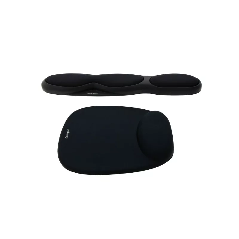 Reposamuñecas de espuma Kensington para teclado negro, negro, Taiwán, 150 g, 1 ud.