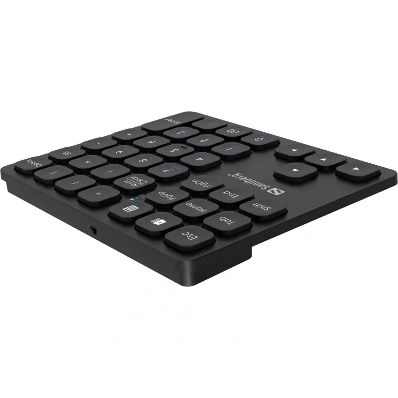 Teclado numérico Sandberg Wireless Numeric Keypad Pro membrana 36 teclas