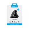 Ratón vertical inalámbrico Sandberg Pro, diestro, diseño vertical, óptico, RF Wireless, 1600 DPI, negro