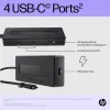 Hub multipuerto HP 4K USB-C, USB Type-C, USB 3.2 Gen 2 (3.1 Gen 2) Type-C, 10000 Mbit/s, negro, 4K Ultra HD, China