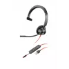 Auriculares con cable HP Poly Poly Blackwire 3315 USB-A, 20 - 20000 Hz, oficina/call center, 102 g, auriculares, negro, rojo
