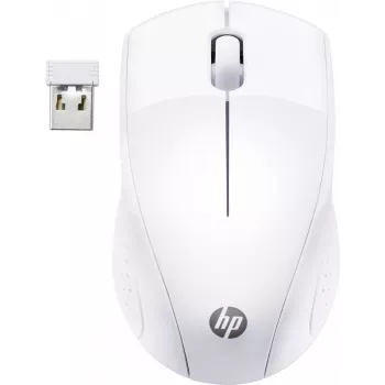 Ratón inalámbrico HP 220 (blanco nieve), óptico, RF inalámbrico, blanco