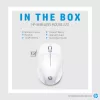 Ratón inalámbrico HP 220 (blanco nieve), óptico, RF inalámbrico, blanco