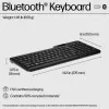 Teclado HP 460 multidispositivo Bluetooth, tamaño completo (100%), inalámbrico, Bluetooth, mecánico, negro