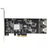 Tarjeta SATA PCIe de 8 puertos StarTech.com – Tarjeta de expansión PCI Express 6 Gbit/s SATA con 4 controladores host – Tarjeta controladora SATA PCIe – PCI-e x4 Gen 2 a SATA III – SATA HDD/SSD