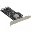 Tarjeta SATA PCIe de 8 puertos StarTech.com – Tarjeta de expansión PCI Express 6 Gbit/s SATA con 4 controladores host – Tarjeta controladora SATA PCIe – PCI-e x4 Gen 2 a SATA III – SATA HDD/SSD