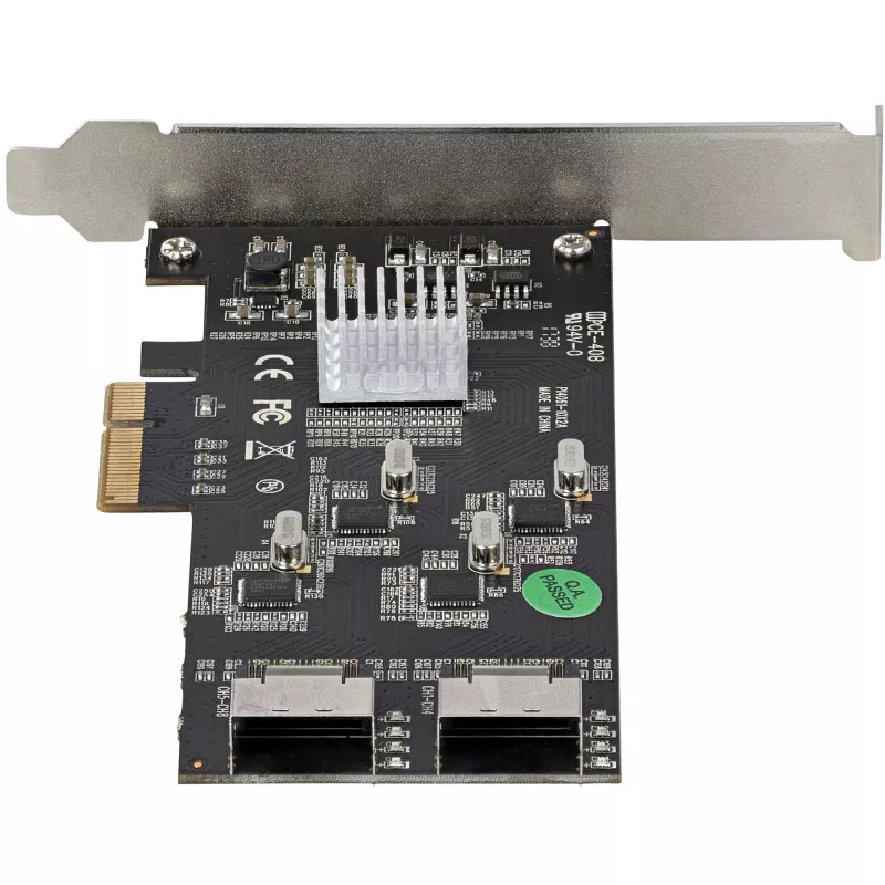 Tarjeta SATA PCIe de 8 puertos StarTech.com – Tarjeta de expansión PCI Express 6 Gbit/s SATA con 4 controladores host – Tarjeta controladora SATA PCIe – PCI-e x4 Gen 2 a SATA III – SATA HDD/SSD