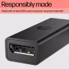HP 8Y8Y1AA adaptador de USB-C a DisplayPort G2, 8K (7680 x 4320), negro