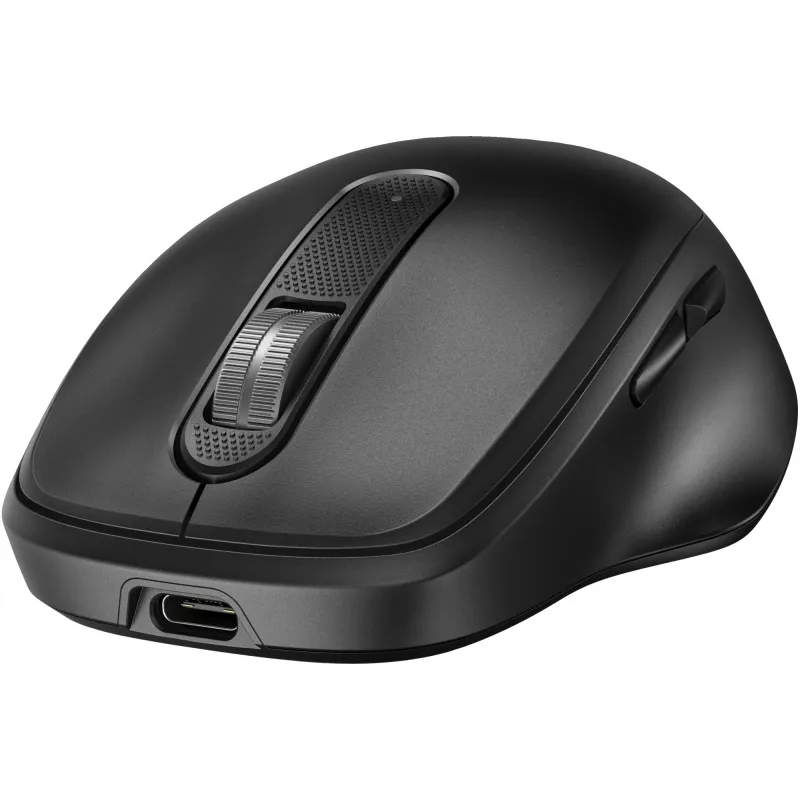 HP 510 ratón inalámbrico recargable ultrasónico, ambidiestro, RF Wireless, 4000 DPI, negro