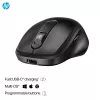 HP 510 ratón inalámbrico recargable ultrasónico, ambidiestro, RF Wireless, 4000 DPI, negro