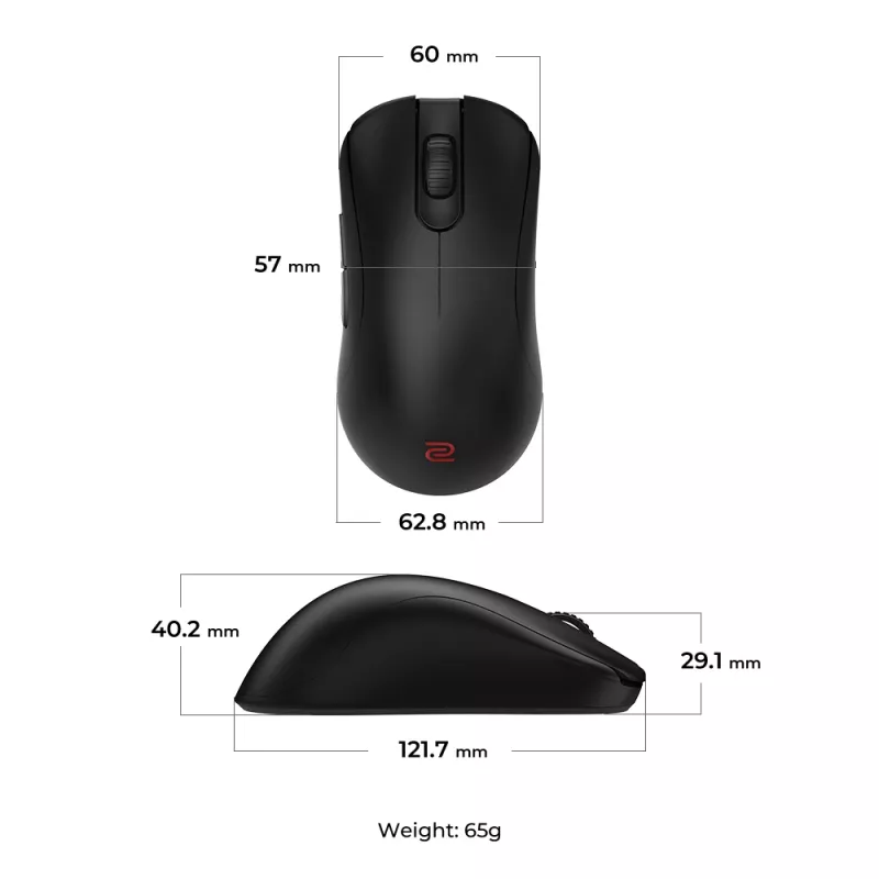 ZOWIE ZA13-DW ratón gaming diestro RF Wireless 3200 DPI