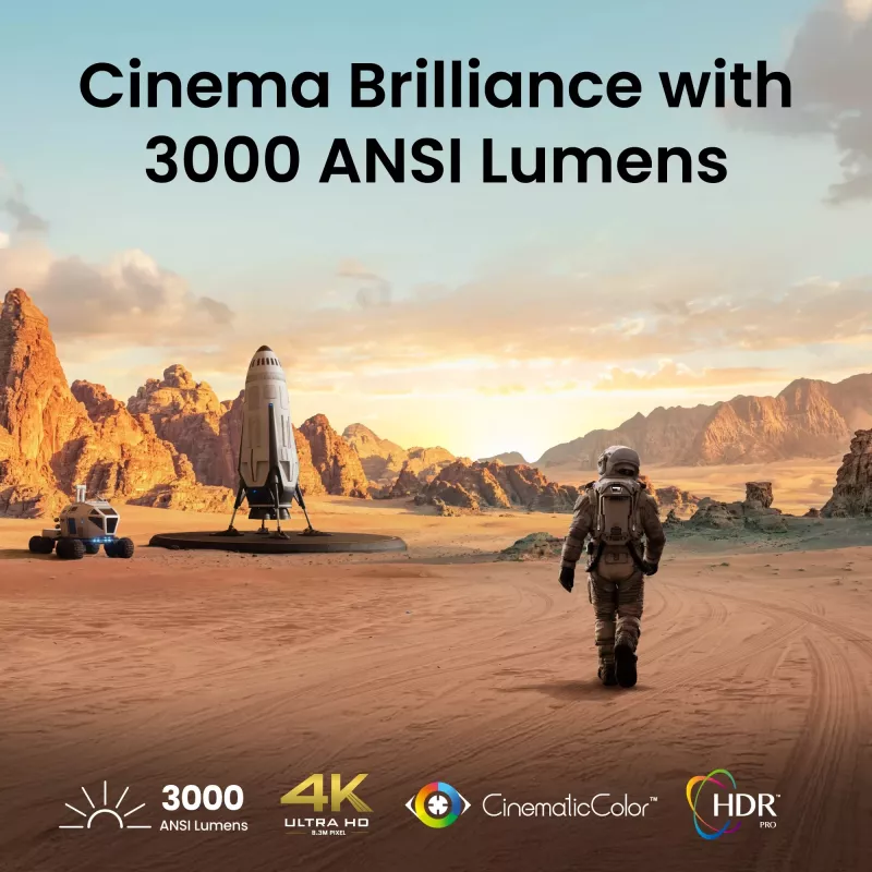 BenQ TK705i｜proyector de cine en casa 4K HDR 3000lm para películas y gaming